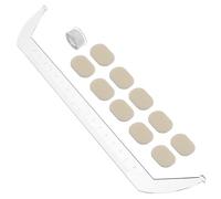 Gogogmee Outil de Mesure et Gabarit pour Sourcils Règle de Mise Forme avec Ligne de Repérage Guide pour Maquillage Permanent des Sourcils