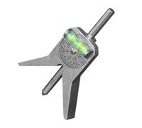 Gogogmee Outil de Recherche de Centre Métallique pour Tubes - Instrument de Marquage Central Précis - Détecteur de Centre pour Canalisation - Usage Professionnel en Construction et