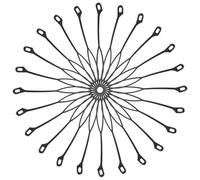 Gogogmee Outils à Crochet pour Dreadlocks 30 Pièces, Aiguilles à Crochet Réutilisables en Plastique, Ensemble Ergonomique pour Tissage de Cheveux, Accessoire Portable pour Coiffures