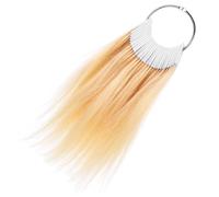 Gogogmee Palette de Couleur de Cheveux 30 Pièces Échantillons de Cheveux Humains Test de Coloration Fournitures de Coiffeur pour Salons Mèches de Test Réutilisables