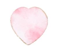 Gogogmee Palette de Mélange pour Nail Art Résine Cœur Rose Plaque de Couleur et Résistante Plateau Nuancier sans Bavure pour Salon de Beauté et Usage Professionnel