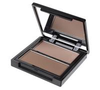 Gogogmee Palette de Poudre Compacte Illuminatrice Bicolore Visage Effet Ultra-léger et Correction Subtile des Imperfections Peau, pour Maquillage Bronzer Quotidien