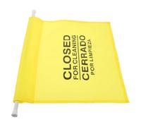 Gogogmee Panneau de Sécurité Jaune Extensible 60-110 CM « Toilettes Fermées pour Nettoyage » Bilingue Anglais et Espagnol, Panneau D’Avertissement pour Travaux D’Entretien, Signalisation