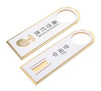 Gogogmee Panneau « Ne Pas Déranger » en Acrylique Blanc Pratique et Robuste pour Porte de Bureau ou Salle de Réunion, Style Simple et Moderne, pour Contemplation