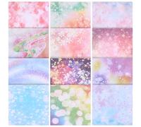Gogogmee Papiers Origami Double Face Étoiles pour Découpage et Loisirs Créatifs, Papier Carré Craft de 50 Feuilles, Couleurs Pastel pour Garçon et Filles et Adultes