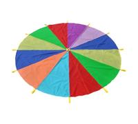 Gogogmee Parachute Arc Ciel pour Garçon Fille Jeu Dextérieur et Intérieur Activité de Groupe et Coloré pour et Exercices Collectifs