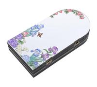 Gogogmee Paravent Chinois Pliant en Acrylique Miroir, Mini Écran Décoratif Traditionnel Motifs du Nouvel an, Séparateur de Bureau Compact et Ornement Feng Shui pour Décoration de Table
