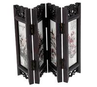 Gogogmee Paravent Miniature Style Japonais Séparateur De Traditionnel Décoration De Bureau Compacte Ornements Feng Shui pour Maison
