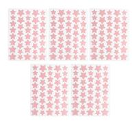 Gogogmee Patchs De Boutons Étoiles Mignons, 5 Pièces, Points Hydrocolloïdes Invisibles Pour L'acné, Maquillage Portable Pour Le Visage, Autocollants Colorés