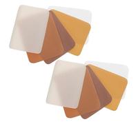 Gogogmee Patchs Thermocollants pour Vêtements et Paquet - Lot de 30 Pièces Rectangulaires 15,1 X 11,8 Cm, Couleur Beige Camel, Kit de Réparation et Décoration Textile, Écussons