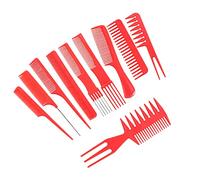 Gogogmee Peigne à cheveux pour salon de coiffure ensemble de peignes en plastique souple poignée confortable pour la coiffure