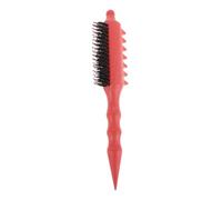 Gogogmee Peigne à Queue de Rat en Nylon Orange Double Airbag Latéral, Brosse à Crêper pour Femmes, Outil de Coiffure Polyvalent pour Cheveux Fins et Bouclés, Massage du Cuir Chevelu et