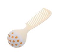 Gogogmee Peigne Coiffant Stable Beige Anti-statique pour Femmes Démêlant Doux avec Base Autoportante Massage Chevelu et Peigne Stylisant Portable