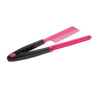 Gogogmee Peigne V Shaped pour Coiffure Brosse Chauffante Pratique et Compacte pour Cheveux Droits Outil de Coiffure Durable et Couleur Aléatoire Couleur Aléatoire