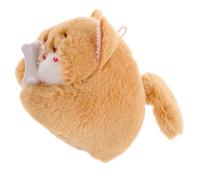 Gogogmee Peluche Chien à Tirer avec Queue Mobile Décoration Suspendue Animale Accessoire Mignon pour Sac Clé ou Bureau Cadeau Anniversaire Femme Animalier Cartoon