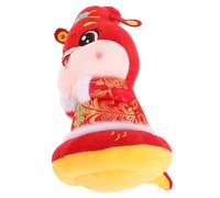 Gogogmee Peluche Serpent Peluche Doux Fille Décoration Nouvel an Mascotte Serpent de Cadeau Dactivité Festive