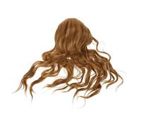 Gogogmee Perruque Femme Longue Ondulée Résistante Haute Température Style Européen pour Célébrations et Usage Quotidien Cap Confortable et Look Jeune avec Vagues Naturelles