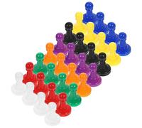 Gogogmee Pièces D’Échecs en Plastique Multicolores 32 Pcs Pions de Jeu de Société Petits Jeu D’Échecs Plastique pour Parties Familiales et Éducatives en 8 Couleurs