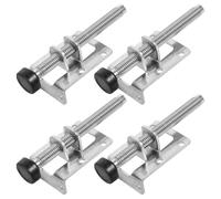 Gogogmee Pieds Réglables de Nivellement en Acier pour Meubles, Lot de 4 | Micro-réglage Précis, Base Capuchon Protecteur, pour Lits et Chaises, Sols Durs, Réparation Couleur Aléatoire