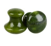 Gogogmee Pierre De Massage Visage Champignon En Quartz, Lot De 2, Pour Massage Du Visage, Cou Et Dos, Outil De Soin Spa Féminin, Favorise Raffermissement Et Détente Musculaire