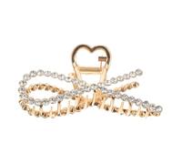 Gogogmee Pince à Cheveux Élégante pour Femme Pince Griffes Dorée avec Fixation Sûre Accessoires Coiffure Luxe pour Mariage et Événements Spéciaux