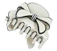 Gogogmee Pince à Cheveux Large avec Nœud Clip Serre-cheveux Confortable pour Cheveux Épais ou Fins Accessoire Coiffure Élégant pour Femmes Cadeau pour Toutes Occasions