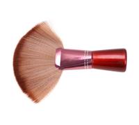 Gogogmee Pinceau De Maquillage Professionnel Éventail Marron Clair Multifonction Manche Alliage Acrylique Pour Femme Usage Quotidien Et Maîtrise Poudre