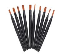 Gogogmee Pinceaux à Lèvres Noirs Manche Confortable Lot de 100 en Plastique pour Transporter ou Ranger Mini Pinceaux Compacts Votre Trousse de Maquillage