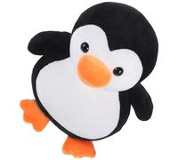 Gogogmee Pingouin en Peluche Noir 25 CM Coussin Décoratif Doux Pingouin pour Décoration Intérieure Présent d'anniversaire et Fête Peluche Câline pour Chambre et Salon