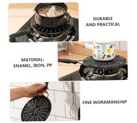 Gogogmee Plaque Diffuseur De Chaleur Fonte Épaisse pour Cuisinière à Gaz Adaptateur De Cuisson pour Mijotés Et Cuisson Lente Accessoire Compact Et Solide