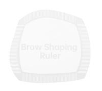 Gogogmee Pochoir à Sourcils Réutilisable en Plastique - Guide Rapide pour Dessiner et Mesurer les Sourcils - Gabarit Précis pour Mise du Visage - Accessoire Maquillage Compact de Voyage