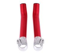 Gogogmee Poignée de Métal Premium Rouge et Antidérapante Guidon Secondaire Ergonomique pour VTT et Route Confort et Contrôle Améliorés pour Cyclistes