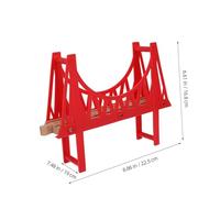 Gogogmee Pont Suspendu Double Niveau pour Circuit de Train Compatible Éducatif Démontable pour Garçon Fille Accessoires Durables pour Jeu Maison École