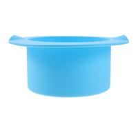 Gogogmee Pot Chauffe-Cire en Silicone Antiadhésif Bleu, Bol Intérieur Compact Résistant à la Chaleur pour Épilation Cire Chaude, Outil de Fonte Cire Épilatoire Pratique et Solide