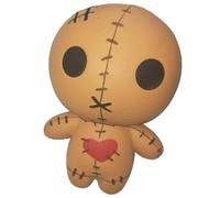 Gogogmee Poupée à Presser en PU Marron, Anti-Stress Lent à Mémoire, Poupée D’Horreur Fantaisie Petite et Flexible, pour Halloween et Décoration, Relaxation Amusant