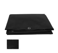 Gogogmee Présentoir Mural Porte-Badges Noir M 85X70 CM, Organisateur D’Épingles Polyvalent en Tissu Scratch, Tableau d'Affichage à Punaises pour Collection D’Écussons et Broches, Support de