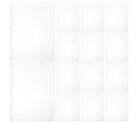 Gogogmee Présentoirs de Dossards de Course Transparent en PVC, Lot de 100 Pochettes Protectrices Résistantes à l'eau, Taille Petit à Bavette, Adaptées pour Athlétisme et Sports D'équipe,