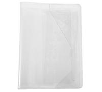 Gogogmee Protège-Cahiers A5 Film de Protection Imperméable pour Journaux de Croquis et Livres de Poche Pochette pour Étudiants Installation Facile Lot Complet