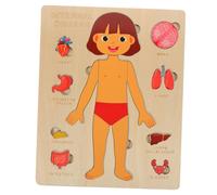 Gogogmee Puzzle du Corps Humain pour Garçon Et Filles Puzzle D'anatomie en Bois Jouet Éducatif Scientifique Apprentissage des Organes Internes Outil D'éveil Scolaire