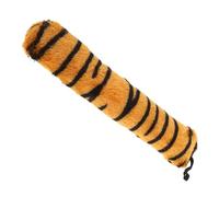 Gogogmee Queue de Tigre en Peluche 23 Cm Orange, Accessoire Costume de Fête Animalier pour Cosplay et Déguisement Halloween, Queue de Jeu Poilue pour Garçon, Fille et Adulte