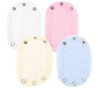 Gogogmee Rallonges De Combinaisons Bébé En Coton Doux À Clipser Du Nouveau-né Au Tout-petit Lot De 4 Pièces