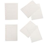 Gogogmee Recharge pour Agenda Format Carnets Mobiles pour Planification Hebdomadaire et Mensuelle Pages Rechargeables pour Organiseur Papier Lisse Anti-traversée Encre Bureau et École