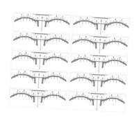 Gogogmee Règle À Sourcils Pratique 10 Pièces Pour Niveler Les Sourcils Et Les Maquilleurs