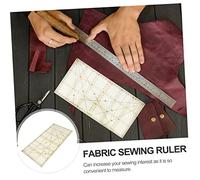 Gogogmee Règle Patchwork Transparente pour Couture Quilting Mesure Précise Suspension Accessoire de Couture Rigide