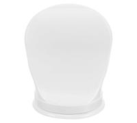 Gogogmee Repose-pieds Antidérapant Ventouse Blanc, Support Mural Compact pour Bain, Accessoire Salle de Bain Ergonomique, Femmes Enceintes et Soins Pieds, Fixation Murale Stable