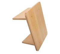 Gogogmee Repose-pieds En Bois Massif Petit Tabouret Antidérapant 30x20x15 Cm Couleur Chêne Campagne Support Incliné Pour Salle De Bain Toilettes Confort Quotidien Ergonomique