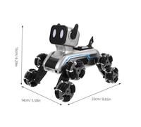 Gogogmee Robot Chien Programmable Télécommandé avec Capteur Gestuel Chien Robot Électronique Intelligent pour Garçon Fille Chiot Robotique Interactif avec Danse et Codage Stem