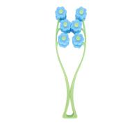 Gogogmee Rouleau de Massage Facial Léger en Plastique Poignée Ergonomique pour Soins du Visage et Modelage du Menton, pour Détente et Cryothérapie Visage