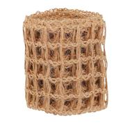 Gogogmee Ruban D'emballage Décoratif en Corde Creuse Naturelle 1 Rouleau, 3 Cm X 10 M, pour Bricolage, Emballage Présent et Loisirs Créatifs