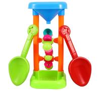 Gogogmee Sablier Garçon Fille avec Moulin à Vent Jeu de Plage et Bac à Sable Plastique Activités Extérieures et Intérieures Couleur Aléatoire